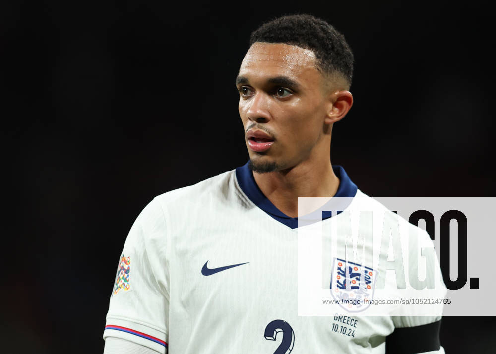 London, England, 10th October 2024. Trent Alexander-Arnold of England during the UEFA Nations League match at Wembley Stadium, London. Picture credit should read: Paul Terry Sportimage . SPI-3369-0131