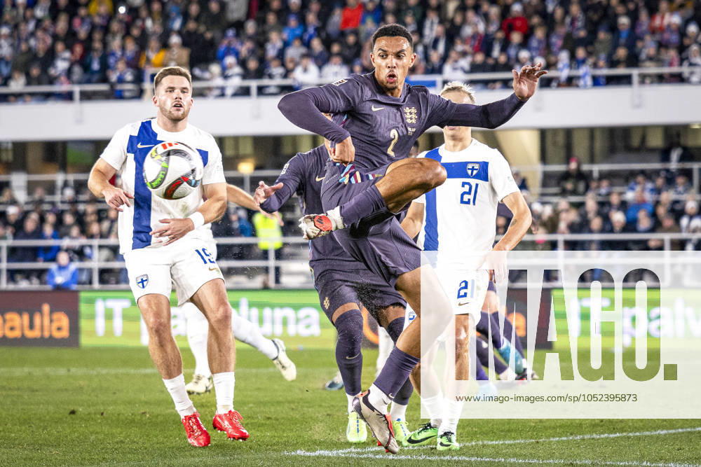 Trent Alexander-Arnold of England during the UEFA Nations League Group B2 match between Finland and England at the Helsinki Olympic Stadium 13. October 2024 in Helsinki, Finland. (Mauri Forsblom Newspix24)