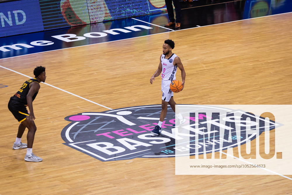 Basketball Champions League, Telekom Baskets Bonn vs AEK Betsson BC, 15 10 2024 Darius McGhee Telekom Baskets Bonn 0 was the central figure of the Baskets Basketball Champions League, Telekom Baskets Bonn vs AEK Betsson BC, 15 10 2024, Telekom Dome, Bonn