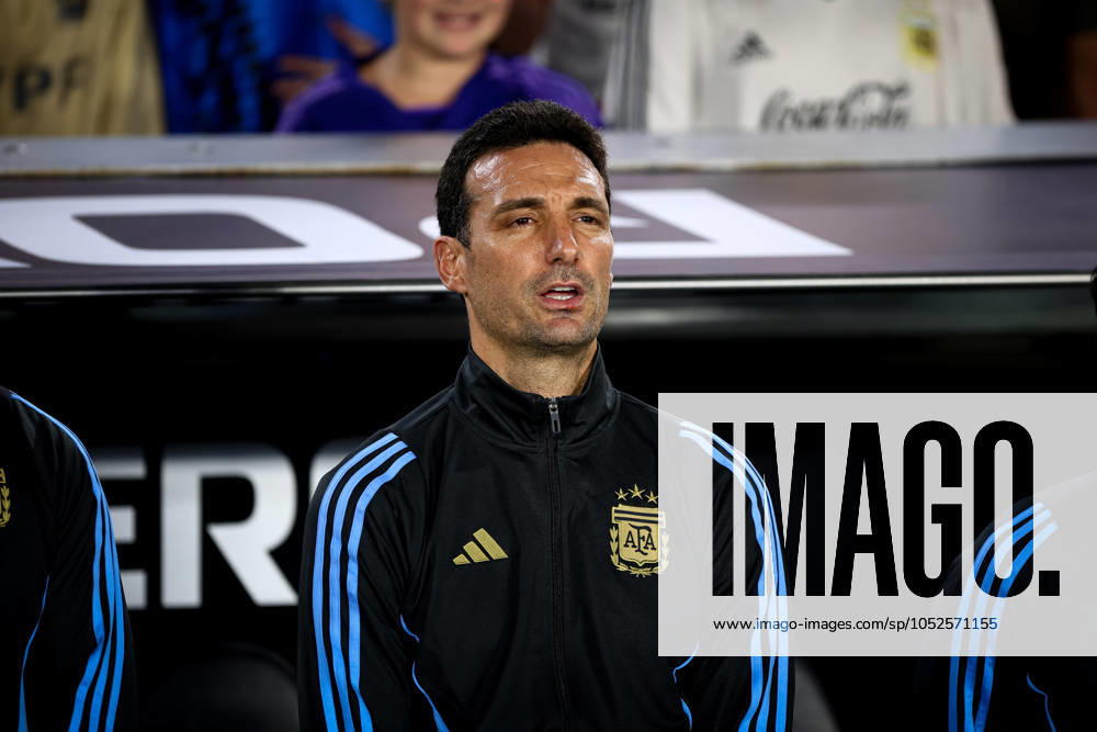 Lionel Scaloni Head Coach of Argentina seen during the match between Argentina and Bolivia as part of FIFA World Cup, WM, Weltmeisterschaft, Fussball 2026 Qualifiers at Estadio Mas Monumental, on October 15 2024 in Buenos Aires, Argentina Buenos Aires Argentina - ZUMAt163 20241015_zsp_t163_007