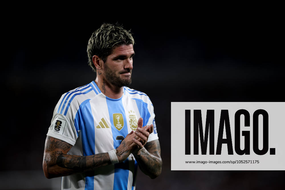 Rodrigo De Paul of Argentina seen during the match between Argentina and Bolivia as part of FIFA World Cup, WM, Weltmeisterschaft, Fussball 2026 Qualifiers at Estadio Mas Monumental, on October 15 2024 in Buenos Aires, Argentina Buenos Aires Argentina - ZUMAt163 20241015_zsp_t163_022