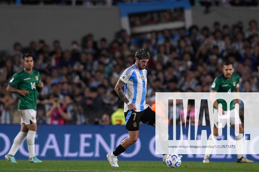 Rodrigo de Paul of Argentina during the FIFA World Cup, WM, Weltmeisterschaft, Fussball 2026 South American Qualifier match between Argentina and Bolivia at Estadio Mas Monumental Antonio Vespucio Liberti on October 15, 2024 in Buenos Aires, Argentina. Photo by D.Halisz SFSI Argentina v Bolivia - FIFA World Cup 2026 Qualifier