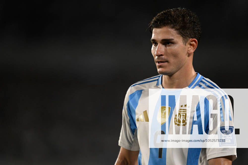 Julian Alvarez of Argentina looks on during the FIFA World Cup, WM, Weltmeisterschaft, Fussball 2026 South American Qualifier match between Argentina and Bolivia at Estadio Mas Monumental Antonio Vespucio Liberti on October 15, 2024 in Buenos Aires, Argentina. Photo by D.Halisz SFSI Argentina v Bolivia - FIFA World Cup 2026 Qualifier