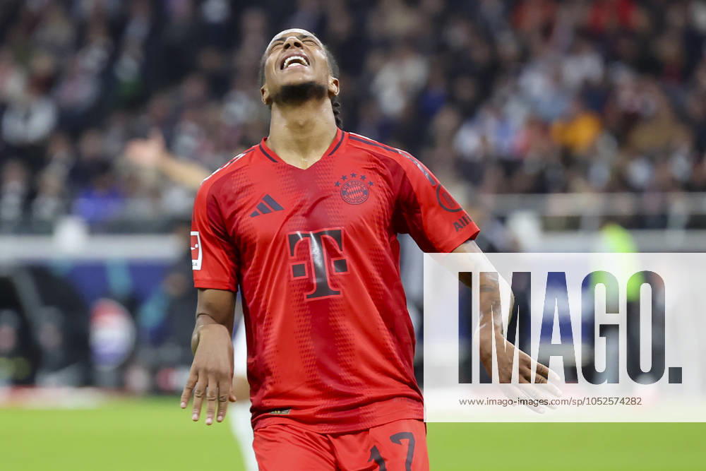Michael Olise FC Bayern Muenchen looks disappointed, Bundesliga, Eintracht Frankfurt v FC Bayern München, Deutsche Bank Park, October 06, 2024 in Frankfurt am Main, Germany Photo by Marco Steinbrenner DeFodi Images Michael Olise FC Bayern Muenchen looks disappointed, Bundesliga, Eintracht Frankfurt v FC Bayern München, Deutsche Bank Park, October 6, 2024 in Frankfurt am Main, Germany Photo by Marco Steinbrenner DeFodi Images DFL regulations prohibit any use of photographs as image sequences and or quasi video not used in POL SRB CRO FRA GBR NED ITA USA Defodi 700 frank muenchen 202401006 433 Defodi-700 not used in POL SRB CRO FRA GBR NED ITA USA DFL regulations prohibit any use of photographs as image sequences and or quasi-video.