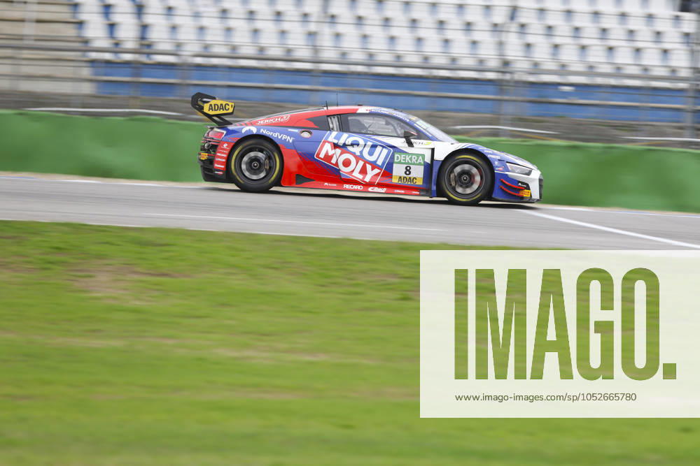 Hockenheim, Germany October 18 20 2024 ADAC GT Masters Final Hockenheimring 2024 Pictured Jonas Karklys Pablo Schumm Team Engstler Audi R8 LMS Evo II Hockenheimring Baden Württemberg