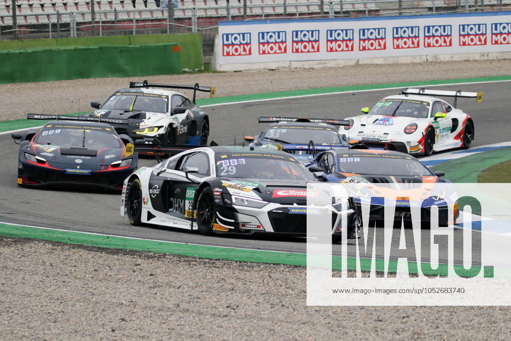 Hockenheim, Germany October 18 20 2024 ADAC GT Masters Final Hockenheimring 2024 In the picture Juliano Holzem DEU Sandro Holzem DEU ,lead a group at Hockenheimring Baden Württemberg