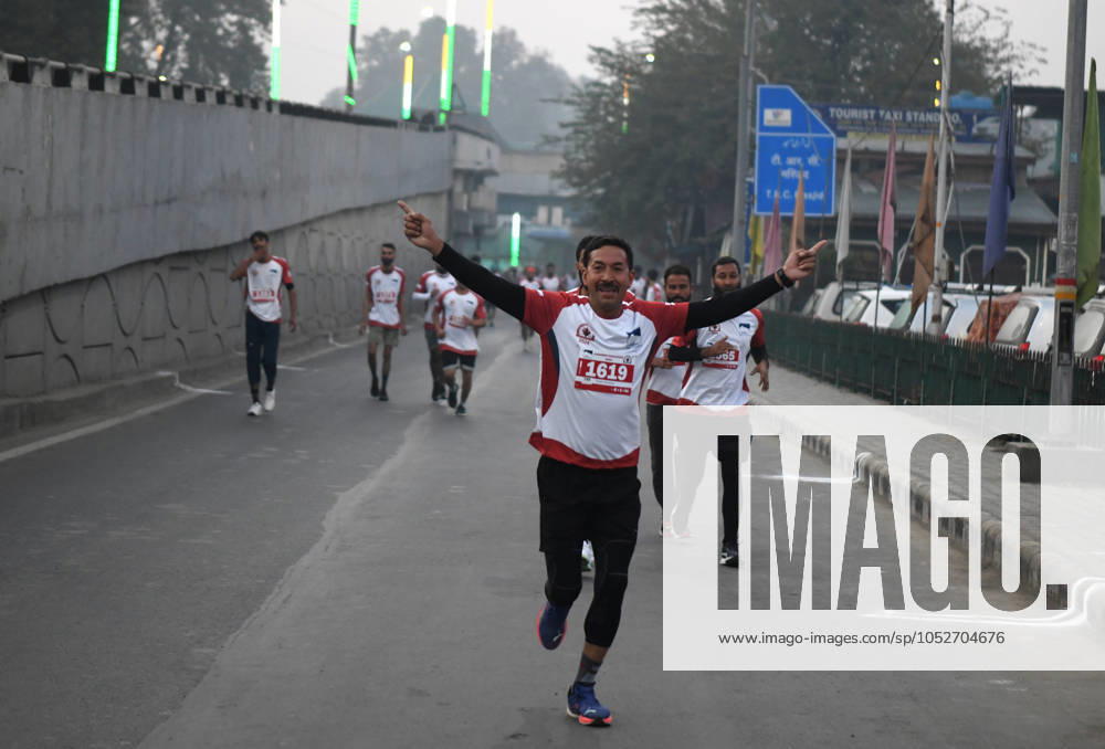 People in large number participated in the International Kashmir Marathon held in Srinagar. Srinagar India - ZUMAz120 0774166101st
