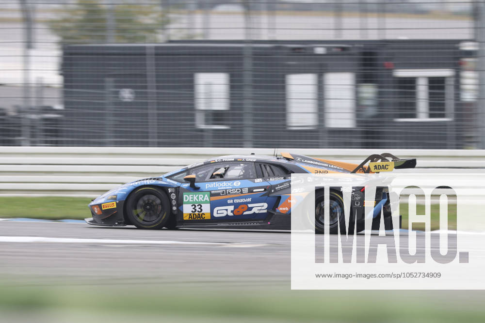 Hockenheim, Germany October 18 20 2024 ADAC GT Masters Final Hockenheimring 2024 Pictured Jonas Greif Simon Conner Primm Paul Motorsport Lamborghini Huracan GT3 Evo2 Hockenheimring Baden Württemberg