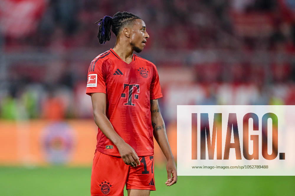 Michael Olise FC Bayern Muenchen Looks on during the Bundesliga match between FC Bayern München and VfB Stuttgart, Allianz Arena on October 19, 2024 in Munich, Germany Photo by Harry Langer DeFodi Images Michael Olise FC Bayern Muenchen Looks on during the Bundesliga match between FC Bayern München and VfB Stuttgart at Allianz Arena on October 19, 2024 in Munich, Germany Photo by Harry Langer DeFodi Images DFL regulations prohibit any use of photographs as image sequences and or quasi video not used in POL SRB CRO FRA GBR NED ITA USA Defodi 541 FCBVFB20241019 336 Defodi-541 not used in POL SRB CRO FRA GBR NED ITA USA DFL regulations prohibit any use of photographs as image sequences and or quasi-video.