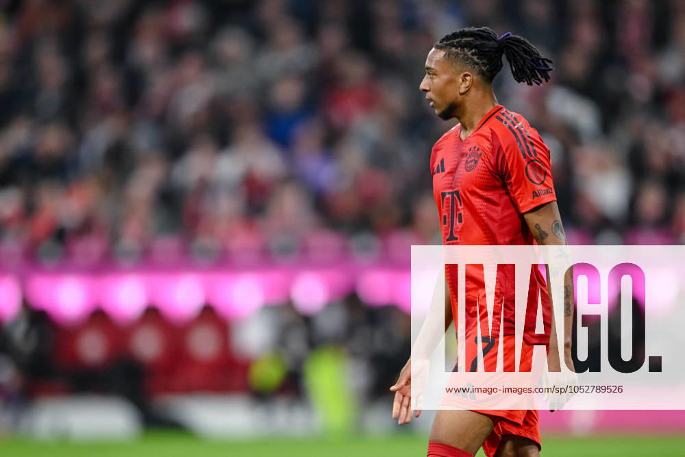 Michael Olise FC Bayern Muenchen Looks on during the Bundesliga match between FC Bayern München and VfB Stuttgart, Allianz Arena on October 19, 2024 in Munich, Germany Photo by Harry Langer DeFodi Images Michael Olise FC Bayern Muenchen Looks on during the Bundesliga match between FC Bayern München and VfB Stuttgart at Allianz Arena on October 19, 2024 in Munich, Germany Photo by Harry Langer DeFodi Images DFL regulations prohibit any use of photographs as image sequences and or quasi video not used in POL SRB CRO FRA GBR NED ITA USA Defodi 541 FCBVFB20241019 286 Defodi-541 not used in POL SRB CRO FRA GBR NED ITA USA DFL regulations prohibit any use of photographs as image sequences and or quasi-video.