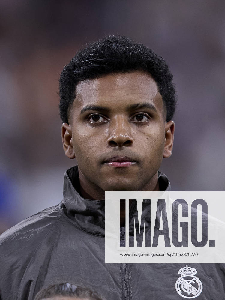 Rodrygo Goes of Real Madrid CF during the UEFA Champions League football match between Real Madrid CF and Borussia Dortmund at Santiago Bernabeu Stadium in Madrid, Spain, October 22, 2024 Madrid Spain - ZUMAa206 20241023_zsp_a206_028