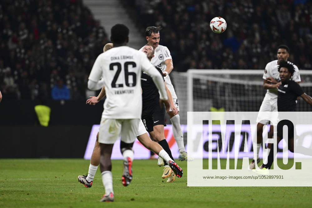 Robin Koch 4 Eintracht Frankfurt , Eintracht Frankfurt vs Riga FS, Europa League, 1 Round, 24 10 2024 Frankfurt Hessen Germany