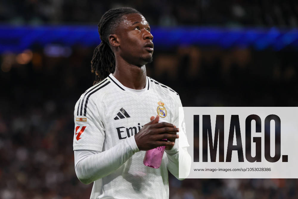 Eduardo Camavinga, Real Madrid player during the Liga match between Real Madrid and FC Barcelona, Barca at the Santiago Bernabeu Stadium. Real Madrid had a score of 0 goals a 4 against FC Barcelona at the Estadio Santiago Bernabeu in a new year in the LA Spanish Football League. Madrid Spain - ZUMAs197 0775648053st