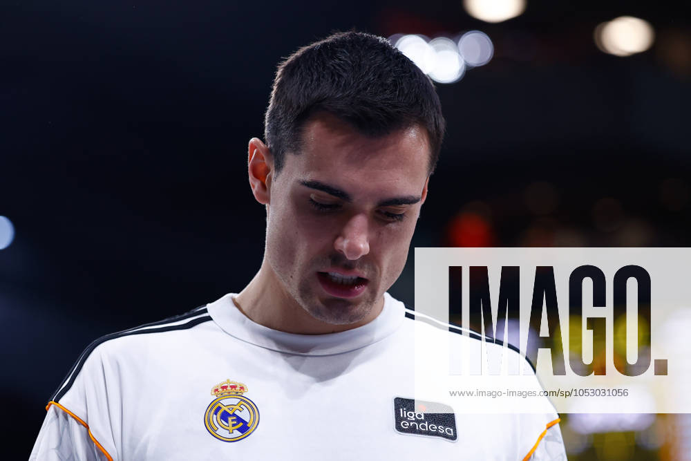 Alberto Abalde Diaz of Real Madrid looks on during the Spanish League, Liga ACB Endesa, basketball match played between Real Madrid and BAXI Manresa at WiZink Center on October 27, 2024, in Madrid, Spain. Madrid SPAIN - ZUMAa181 20241027_zaa_a181_011