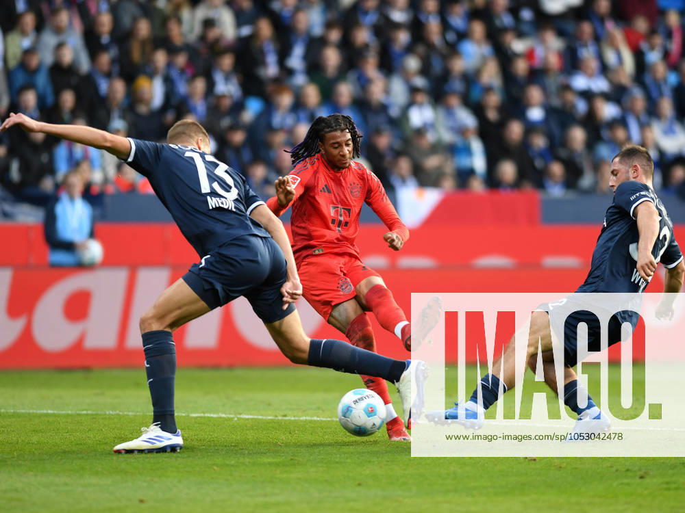 Michael Olise FC Bayern Muenchen in action, on the ball, single action during the Bundesliga 1 match between VfL Bochum 1848 and FC Bayern München, Vonovia Ruhrstadion on October 27, 2024 in Bochum, Germany Photo by Ralf Treese DeFodi Images Michael Olise FC Bayern Muenchen controls the ball during the Bundesliga match between VfL Bochum 1848 and FC Bayern München at Vonovia Ruhrstadion on October 27, 2024 in Bochum, Germany Photo by Ralf Treese DeFodi Images DFL regulations prohibit any use of photographs as image sequences and or quasi video not used in POL SRB CRO FRA GBR NED ITA USA Defodi 521 BOCFCB20241027 031 Defodi-521 not used in POL SRB CRO FRA GBR NED ITA USA DFL regulations prohibit any use of photographs as image sequences and or quasi-video.