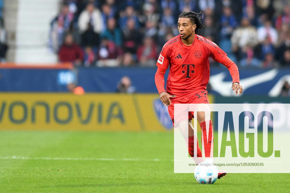 Michael Olise FC Bayern Muenchen in action, on the ball, single action during the Bundesliga 1 match between VfL Bochum 1848 and FC Bayern München, Vonovia Ruhrstadion on October 27, 2024 in Bochum, Germany Photo by Ralf Treese DeFodi Images Michael Olise FC Bayern Muenchen controls the ball during the Bundesliga match between VfL Bochum 1848 and FC Bayern München at Vonovia Ruhrstadion on October 27, 2024 in Bochum, Germany Photo by Ralf Treese DeFodi Images DFL regulations prohibit any use of photographs as image sequences and or quasi video not used in POL SRB CRO FRA GBR NED ITA USA Defodi 521 BOCFCB20241027 092 Defodi-521 not used in POL SRB CRO FRA GBR NED ITA USA DFL regulations prohibit any use of photographs as image sequences and or quasi-video.