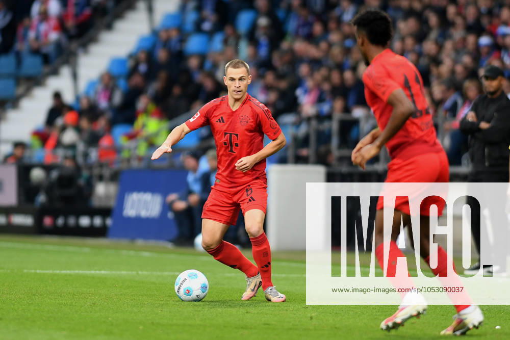 Joshua Kimmich FC Bayern Muenchen in action, on the ball, single action during the Bundesliga 1 match between VfL Bochum 1848 and FC Bayern München, Vonovia Ruhrstadion on October 27, 2024 in Bochum, Germany Photo by Ralf Treese DeFodi Images Joshua Kimmich FC Bayern Muenchen controls the ball during the Bundesliga match between VfL Bochum 1848 and FC Bayern München at Vonovia Ruhrstadion on October 27, 2024 in Bochum, Germany Photo by Ralf Treese DeFodi Images DFL regulations prohibit any use of photographs as image sequences and or quasi video not used in POL SRB CRO FRA GBR NED ITA USA Defodi 521 BOCFCB20241027 094 Defodi-521 not used in POL SRB CRO FRA GBR NED ITA USA DFL regulations prohibit any use of photographs as image sequences and or quasi-video.