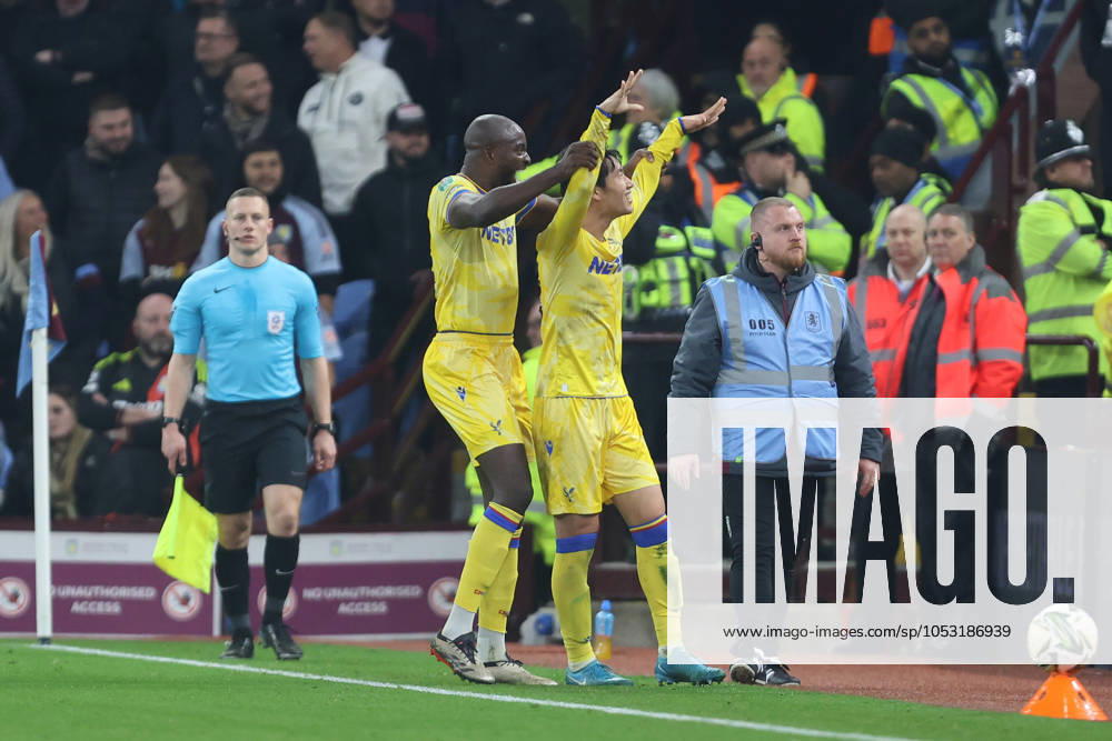 Daichi Kamada of Crystal Palace celebrates scoring their sides second goal Aston Villa v Crystal Palace, EFL Carabao Cup, Fourth Round, Football, Villa Park, Birmingham, UK - 30 Oct 2024