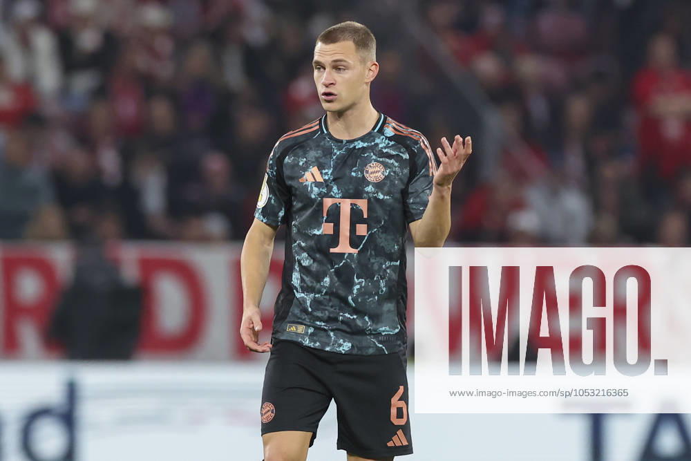 Joshua Kimmich FC Bayern Muenchen gestures, DFB Pokal Second Round, 1 FSV Mainz vs FC Bayern Muenchen, Mewa Arena on October 30, 2024 in Mainz, Germany Photo by Marco Steinbrenner DeFodi Images Joshua Kimmich FC Bayern Muenchen gestures, DFB Pokal Second Round, 1 FSV Mainz vs FC Bayern Muenchen, Mewa Arena, October 30, 2024 in Mainz, Germany Photo by Marco Steinbrenner DeFodi Images DFB DFL REGULATIONS PROHIBIT ANY USE OF PHOTOGRAPHS AS IMAGE SEQUENCES AND OR QUASI VIDEO not used in POL SRB CRO FRA GBR NED ITA USA Defodi 700 mainz muenchen 20241030 213 Defodi-700 not used in POL SRB CRO FRA GBR NED ITA USA DFB DFL REGULATIONS PROHIBIT ANY USE OF PHOTOGRAPHS AS IMAGE SEQUENCES AND OR QUASI-VIDEO.