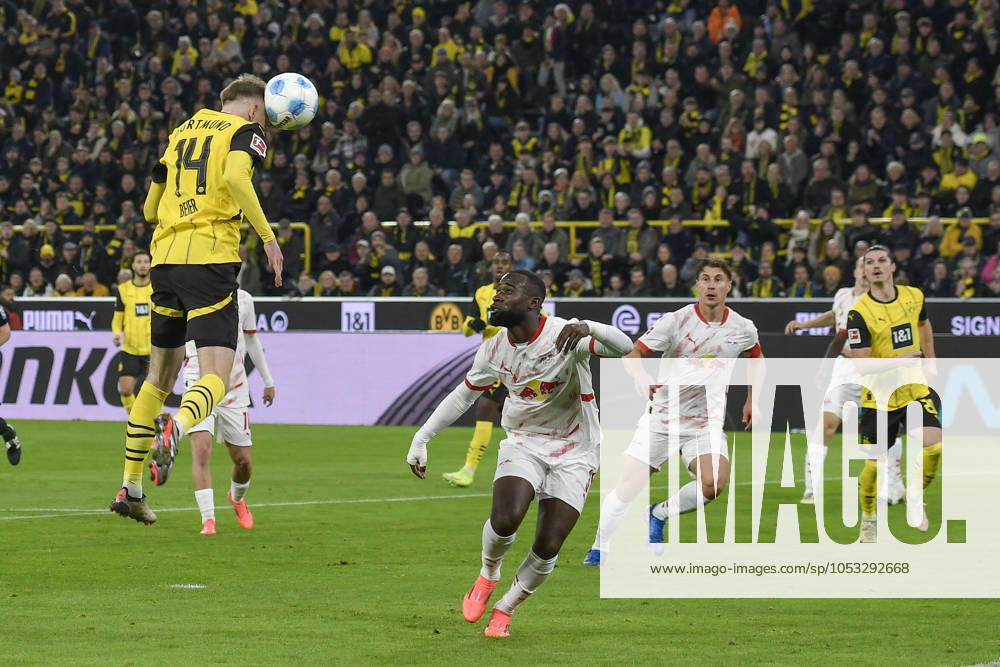 Penalty area scene Goal chance by Maximilian Beier Dortmund 14 02 11 2024 Football Borussia Dortmund vs RB Leipzig, Signal Iduna Park, Dortmund, DFB DFL REGULATIONS PROHIBIT ANY USE OF PHOTOGRAPHS AS IMAGE SEQUENCES AND OR QUASI VIDEO NRW Germany