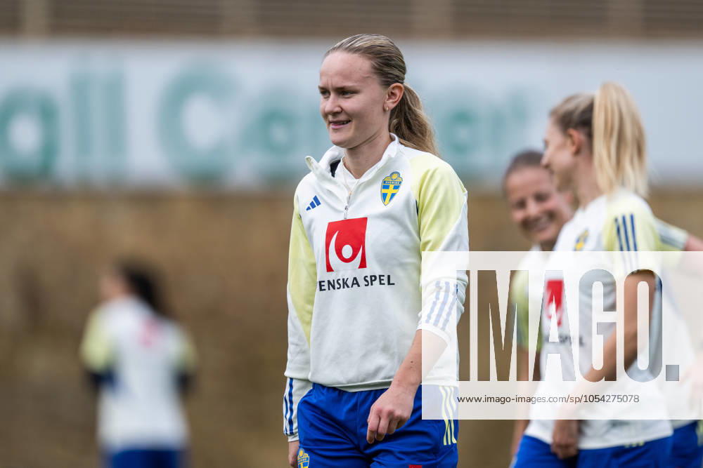 Matilda Vinberg of the Swedish women s national football team during a training session on November 26, 2024 in Marbella Photo Mathias Bergeld BILDBYRAN code MB MB1008 fotboll football soccer fotball em kval kval uefa womens euro qualifier qualifier träning practice training sverige sweden dam bbeng