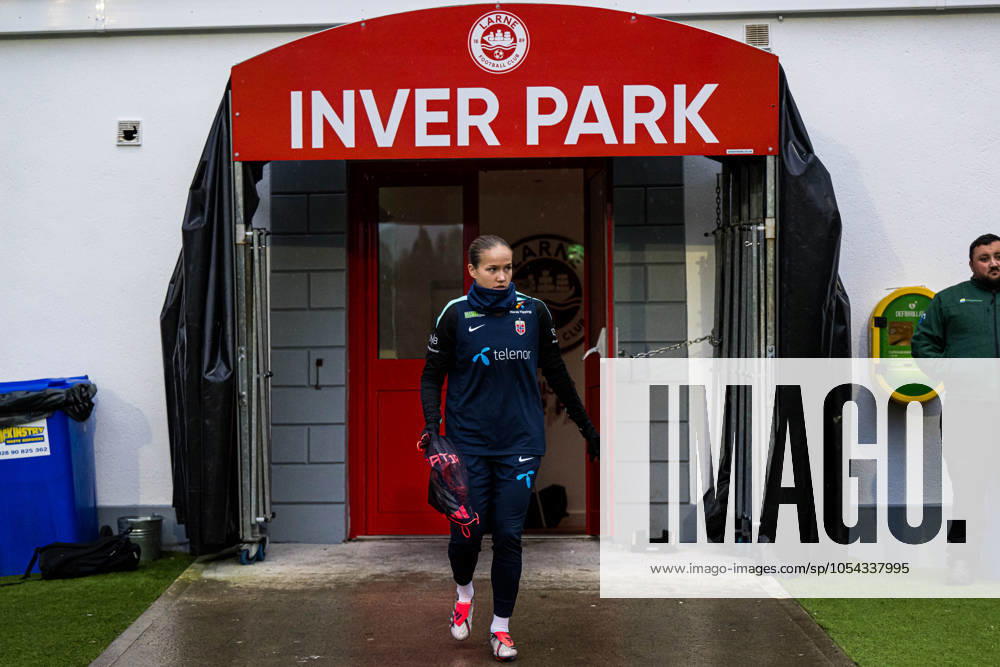 Guro Reiten of the Norwegian women s national football team during a training session on November 28, 2024 in Larne Photo Marius Simensen BILDBYRAN COP 238 bbeng dam football fotball fotboll norge norway practice soccer training trening träning uefa women s euro qualifier
