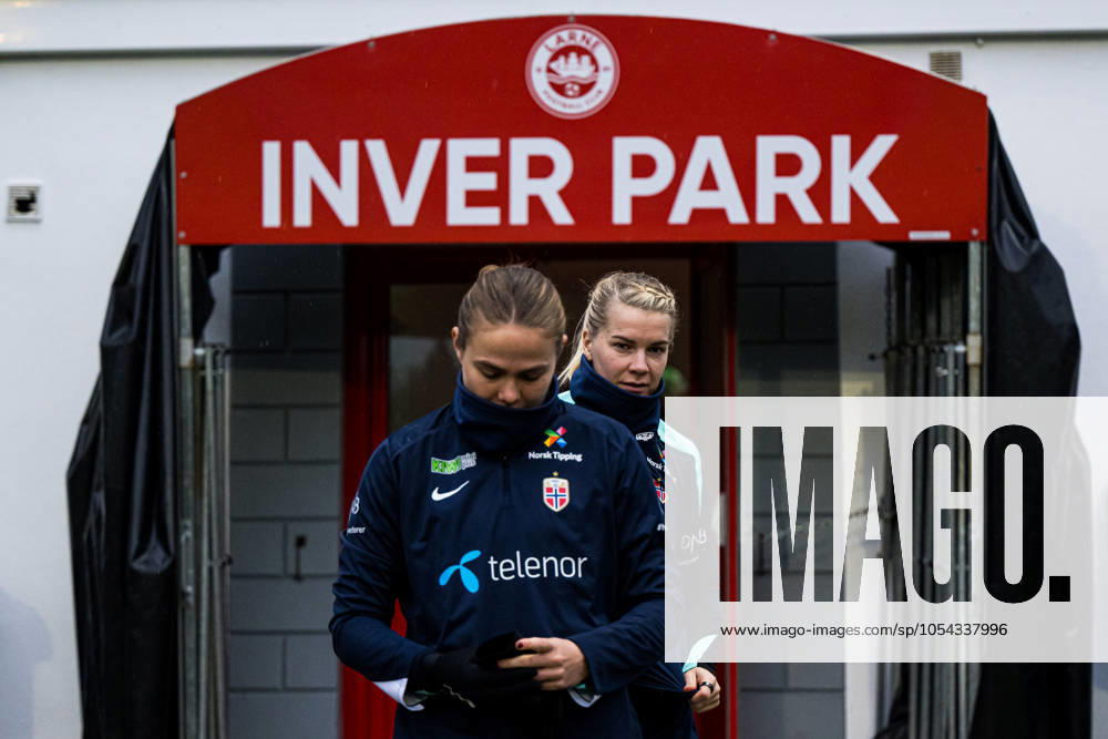 Ada Hegerberg of the Norwegian women s national football team during a training session on November 28, 2024 in Larne Photo Marius Simensen BILDBYRAN COP 238 bbeng dam football fotball fotboll norge norway practice soccer training trening träning uefa women s euro qualifier