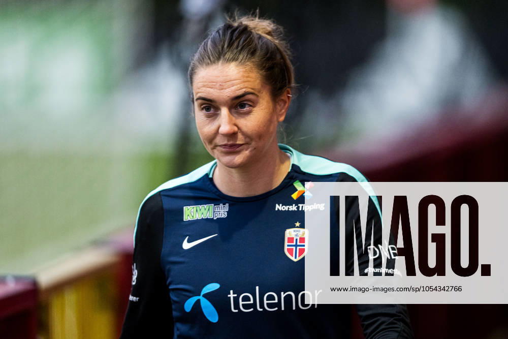Vilde Boe Risa of the Norwegian women s national football team during a training session on November 28, 2024 in Larne Photo Marius Simensen BILDBYRAN COP 238 bbeng dam football fotball fotboll norge norway practice soccer training trening träning uefa women s euro qualifier
