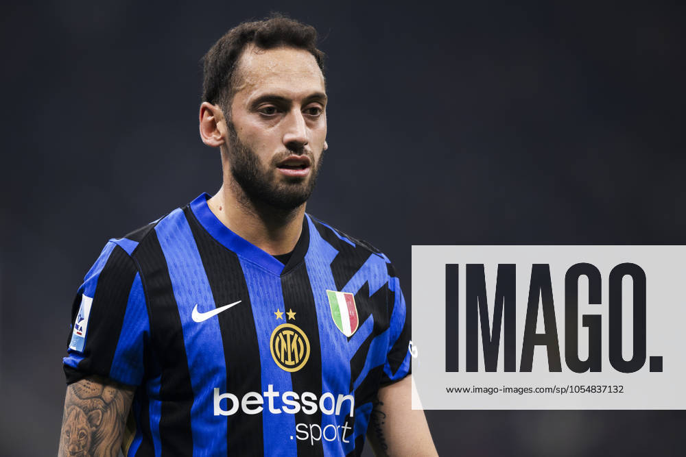 FC Internazionale v Parma Calcio - Serie A Hakan Calhanoglu of FC Internazionale looks on during the Serie A football match between FC Internazionale and Parma Calcio. Milan Italy