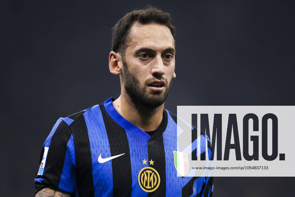 FC Internazionale v Parma Calcio - Serie A Hakan Calhanoglu of FC Internazionale looks on during the Serie A football match between FC Internazionale and Parma Calcio. Milan Italy