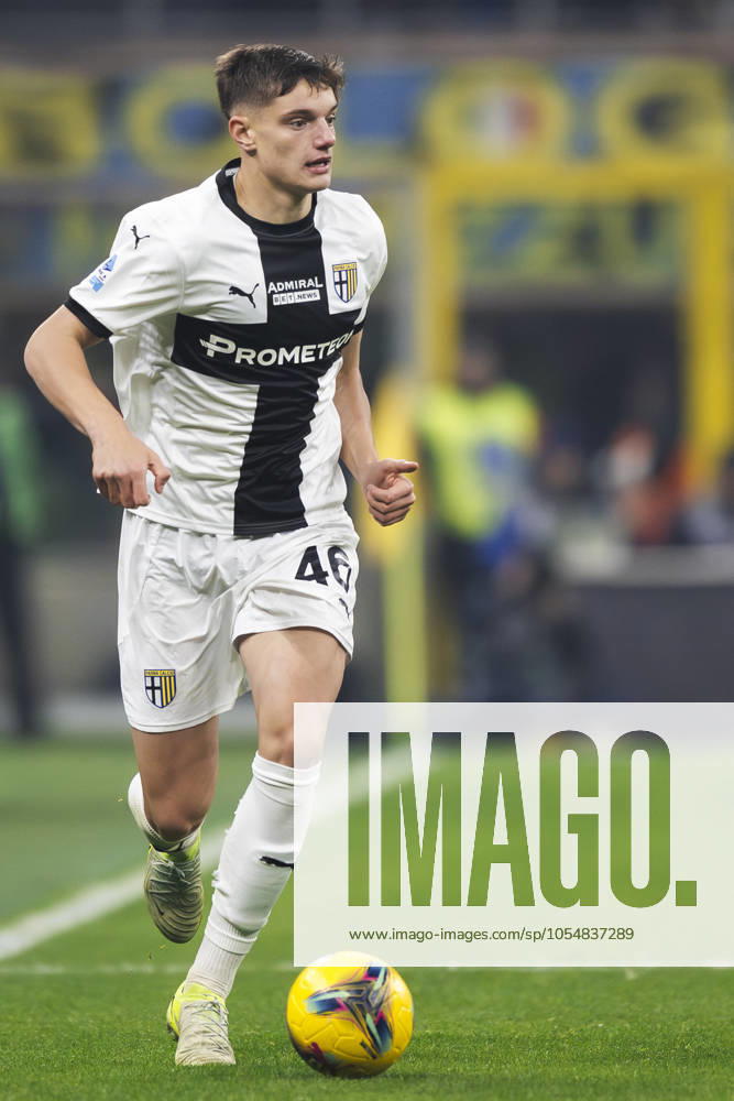 FC Internazionale v Parma Calcio - Serie A Giovanni Leoni of Parma Calcio in action during the Serie A football match between FC Internazionale and Parma Calcio. Milan Italy