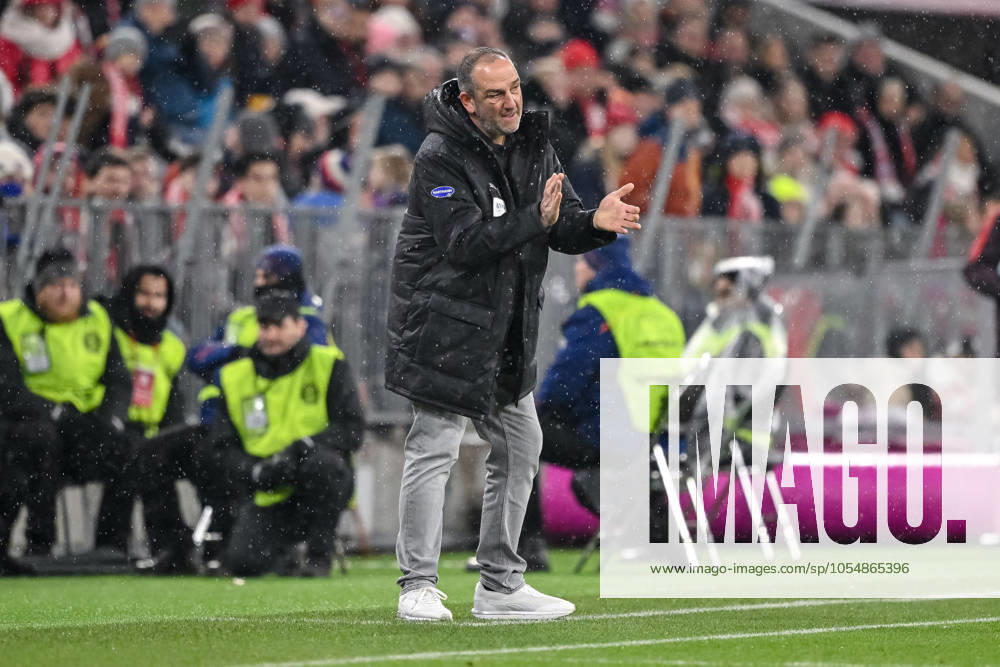 Coach Frank Schmidt 1 FC Heidenheim gestures during the Bundesliga match between FC Bayern München and 1 FC Heidenheim 1846 at Allianz Arena on December 07, 2024 in Munich, Germany, Germany Photo by Harry Langer DeFodi Images Coach Frank Schmidt 1 FC Heidenheim gestures during the Bundesliga match between FC Bayern München and 1 FC Heidenheim 1846 at Allianz Arena on December 7, 2024 in Munich, Germany Photo by Harry Langer DeFodi Images DFL regulations prohibit any use of photographs as image sequences and or quasi video Defodi 541 FCBFCH20241207 102 Defodi-541 DFL regulations prohibit any use of photographs as image sequences and or quasi-video.