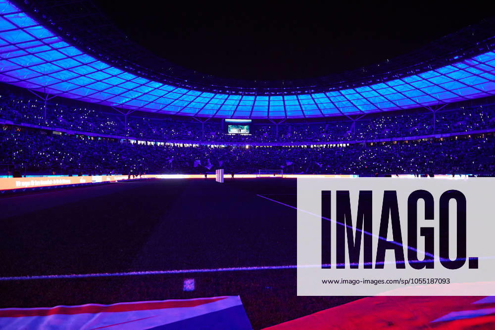 Mood picture Olympiastadion Berlin, GER, Hertha BSC vs SC Preussen Muenster, Soccer Men, 2 Bundesliga, Season 2024 2025, Matchday 16, 13 12 2024 DFL REGULATIONS PROHIBIT ANY USE OF PHOTOGRAPHS AS IMAGE SEQUENCES AND OR QUASI VIDEO GER, Hertha BSC vs SC Preussen Muenster, Soccer Men, 2 Bundesliga, Season 2024 2025, Matchday 16, 13 12 2024 Berlin