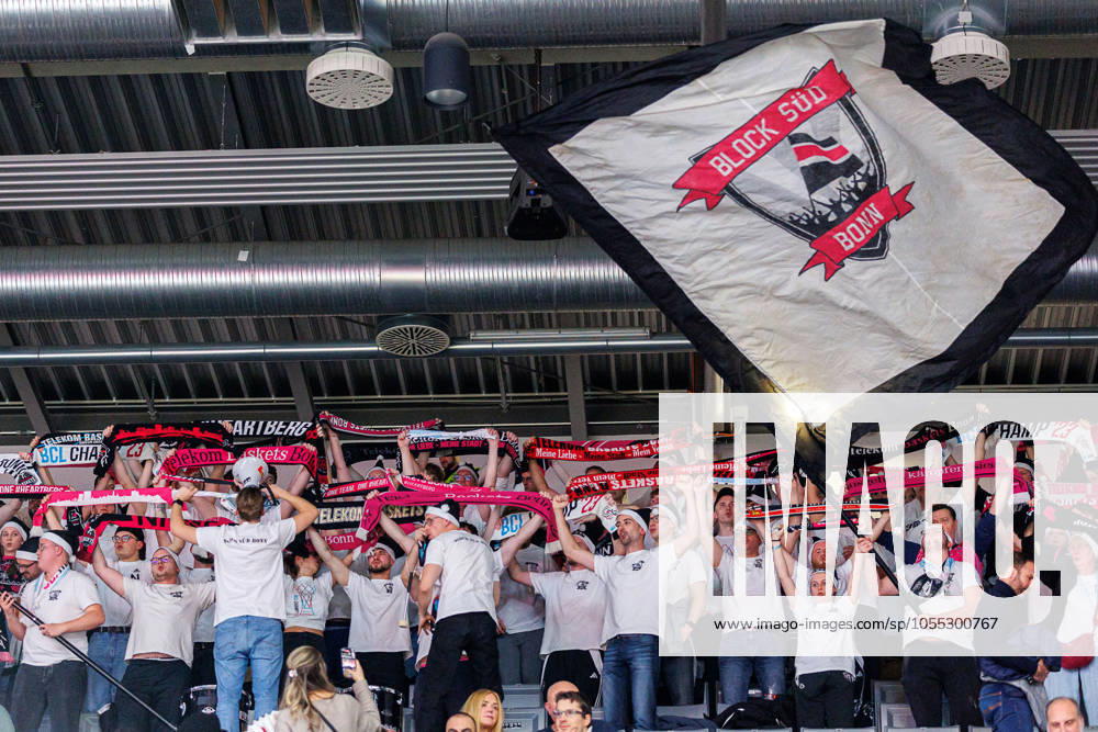 Fan, fans, spectators, cheers, cheering, positive emotions, positive emotion, symbol image, symbol photo, theme photo, theme picture, Bamberg Baskets vs Telekom Baskets Bonn, Basketball, easyCredit BBL, Matchday 11, 14 12 2024 Bamberg Baskets vs Telekom Baskets Bonn, Basketball, easyCredit BBL, Matchday 11, 14 12 2024 Bamberg
