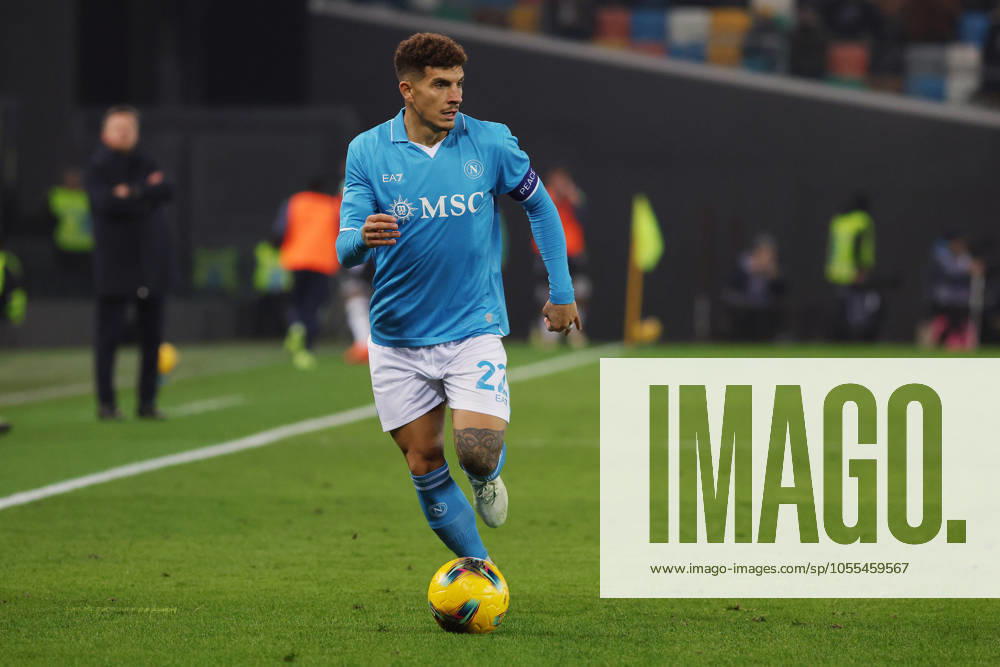 NapoliÕs Giovanni Di Lorenzo during the Serie A soccer match between Udinese and Napoli at the Bluenergy Stadium in Udine, north east Italy - Saturday, December 14,2024 - soccer