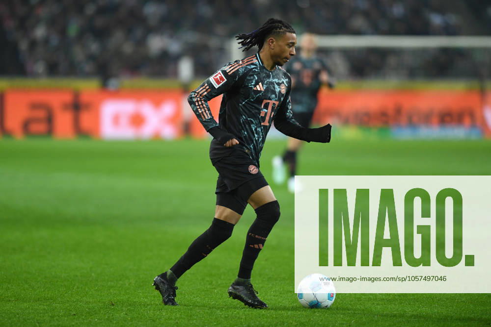 Michael Olise FC Bayern Muenchen in action, on the ball, single action during the Bundesliga 1 match between Borussia Mönchengladbach and FC Bayern München at Stadium in Borussia Park on January 11, 2025 in Mönchengladbach, Germany Photo by Ralf Treese DeFodi Images Michael Olise FC Bayern Muenchen controls the ball during the Bundesliga match between Borussia Mönchengladbach and FC Bayern München at Stadium in Borussia Park on January 11, 2025 in Mönchengladbach, Germany Photo by Ralf Treese DeFodi Images DFL regulations prohibit any use of photographs as image sequences and or quasi video Defodi 521 BMGFCB20250111 062 Defodi-521 DFL regulations prohibit any use of photographs as image sequences and or quasi-video.