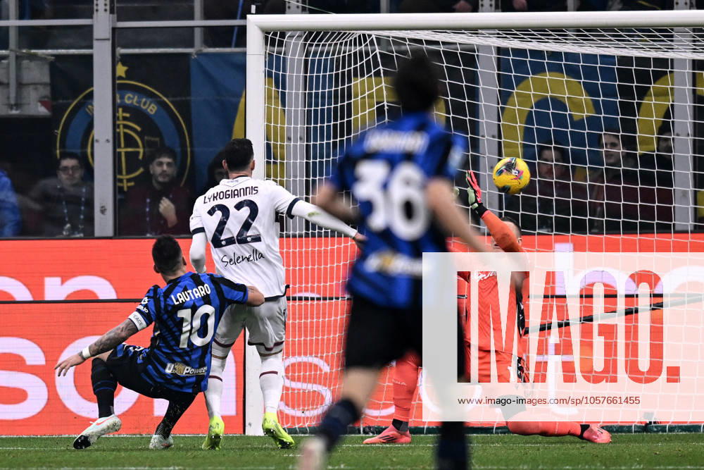 Db Milano 15 01 2025 - campionato di calcio serie A Inter-Bologna foto Daniele Buffa Image nella foto: gol Lautaro Martinez