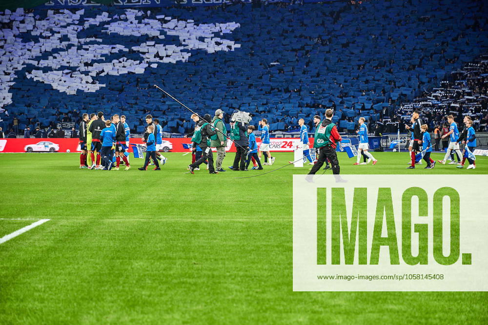 Mood picture Olympiastadion Berlin, player run-in, GER, Hertha BSC vs Hamburger SV HSV , Soccer Men, 2 Bundesliga, Season 2024 2025, Matchday 19, 25 01 2025 DFL REGULATIONS PROHIBIT ANY USE OF PHOTOGRAPHS AS IMAGE SEQUENCES AND OR QUASI VIDEO GER, Hertha BSC vs Hamburger SV HSV , Soccer Men, 2 Bundesliga, Season 2024 2025, Matchday 19, 25 01 2025 Berlin