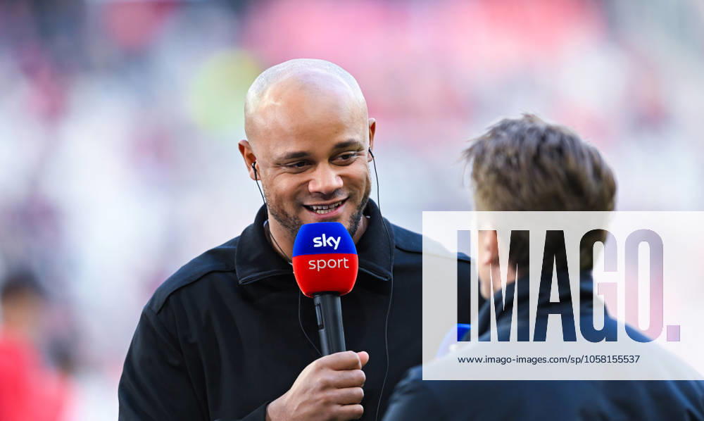 Coach Vincent Kompany FC Bayern Muenchen speaks and laughs during an interview before the Bundesliga match between SC Freiburg and FC Bayern München, Europa Park Stadium on January 25, 2025 in Freiburg, Germany Photo by Silas Schueller DeFodi Images Coach Vincent Kompany FC Bayern Muenchen speaks and laughs during an interview before the Bundesliga match between SC Freiburg and FC Bayern München at Europa Park Stadium on January 25, 2025 in Freiburg, Germany Photo by Silas Schueller DeFodi Images DFL regulations prohibit any use of photographs as image sequences and or quasi video Photo by Silas Schueller DeFodi Images Defodi 738 738 SCFBAY 20250125 262 Defodi-738 DFL regulations prohibit any use of photographs as image sequences and or quasi-video.