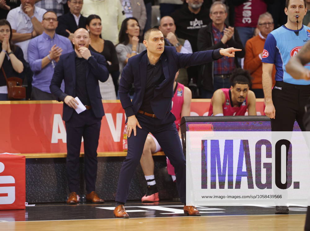 Coach Marko Stankovic Telekom Baskets Bonn vs Niners Chemnitz 19 Matchday Season 2024 25