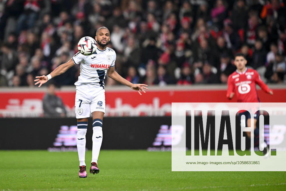 LOSC Lille v Le Havre Athletic Club - Ligue 1 McDonald s 2024 2025 07 Loic NEGO (hac) during the Ligue 1 McDonald s match between Lille and Le Havre at Stade Pierre Mauroy on February 8, 2025 in Lille, France. Lille France