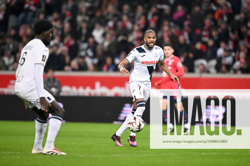 LOSC Lille v Le Havre Athletic Club - Ligue 1 McDonald s 2024 2025 07 Loic NEGO (hac) during the Ligue 1 McDonald s match between Lille and Le Havre at Stade Pierre Mauroy on February 8, 2025 in Lille, France. Lille France