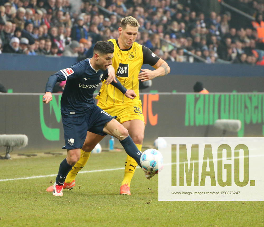 Soccer 1 Bundesliga, VfL Bochum Borussia Dortmund v l Georgios Masouras VfL Bochum , Niklas Süle Borussia Dortmund Bochum