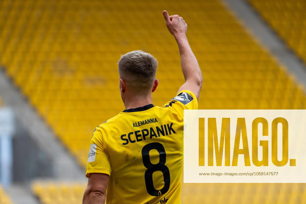 Lukas Scepanik Alemannia Aachen, 08 TSV Alemannia Aachen vs Borussia Dortmund II, Football, 3 Liga, 25 Matchday, Season 2024 2025, 22 02 2025 TSV Alemannia Aachen vs Borussia Dortmund II, Football, 3 Liga, 25 Matchday, Season 2024 2025, 22 02 2025 Aachen