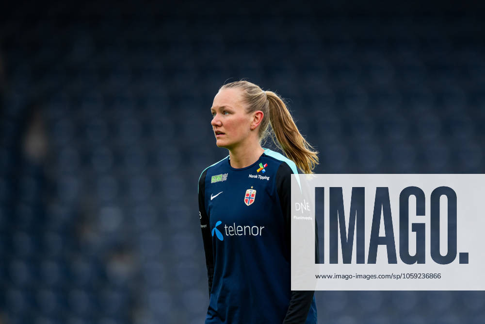 Frida Maanum of the Norwegian women s national football team during a training session on February 24, 2025 in Stavanger Photo Vegard Grott BILDBYRAN kod VG VG0717 bbeng fotboll football soccer fotball norge norway women dam nations league träning practice training trening
