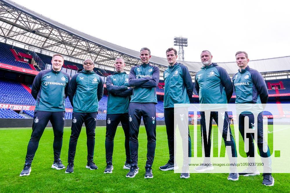 , Stadion Feijenoord ˜De Kuip , Season 2024 2025 , Football , Eredivisie . Presentation of new Feyenoord head coach Robin van Persie with his staff Presentation of Robin van Persie x28028931x