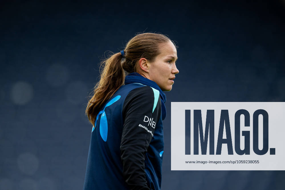 Guro Reiten of the Norwegian women s national football team during a training session on February 24, 2025 in Stavanger Photo Vegard Grott BILDBYRAN kod VG VG0717 bbeng fotboll football soccer fotball norge norway women dam nations league träning practice training trening