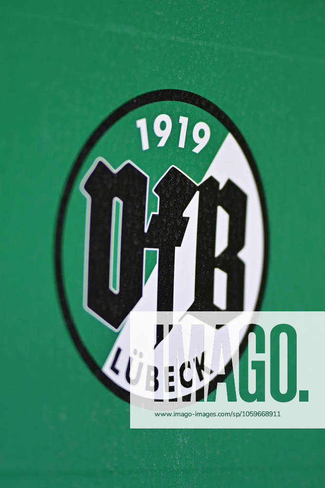 Soccer I Men I Season 2024 2025 I Regionalliga Nord I 25 Matchday I VfB Lübeck SSV Jeddeloh I 08 03 2025 Symbol, Symbol photo, Symbol image, Symbol picture, Image symbol, Signum Logo, Banner, Crest, Club color, Club emblem, Club logo, Flag, Flag, VfB Lübeck Lübeck Lübeck Stadion Lohmühle Schleswig Holstein Germany