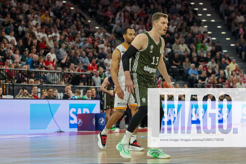Andreas Obst FC Bayern Basketball, 13 , GER, FC Bayern Muenchen vs Rostock Seawolves, Basketball, easycredit Basketball Bundesliga, BBL, 25 Matchday, Season 2024 2025, 22 03 2025, GER, FC Bayern Muenchen vs Rostock Seawolves, Basketball, easycredit Basketball Bundesliga, BBL, 25 Matchday, Season 2024 2025, 22 03 2025 Muenchen