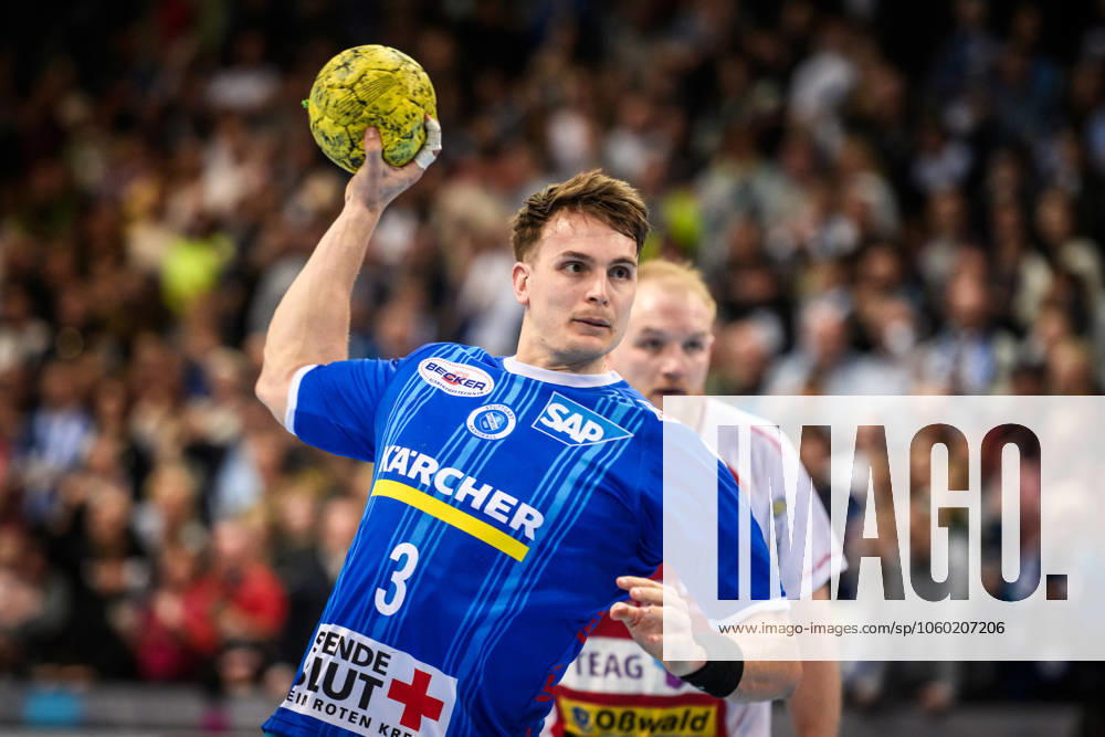 Max Haefner TVB Stuttgart, 03 GER, TVB Stuttgart ThSV Eisenach, Handball, Bundesliga, HBL, 23 Matchday, Season 2024 2025, 23 03 2025, Stuttgart Porsche Arena GER, TVB Stuttgart ThSV Eisenach, Handball, Bundesliga, HBL, 23 Matchday, Season 2024 2025, 23 03 2025, Stuttgart Porsche Arena Stuttgart